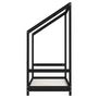 Voir la diapositive 5 : VIDAXL Cadre de lit pour enfant noir 2x(70x140) cm bois de pin massif