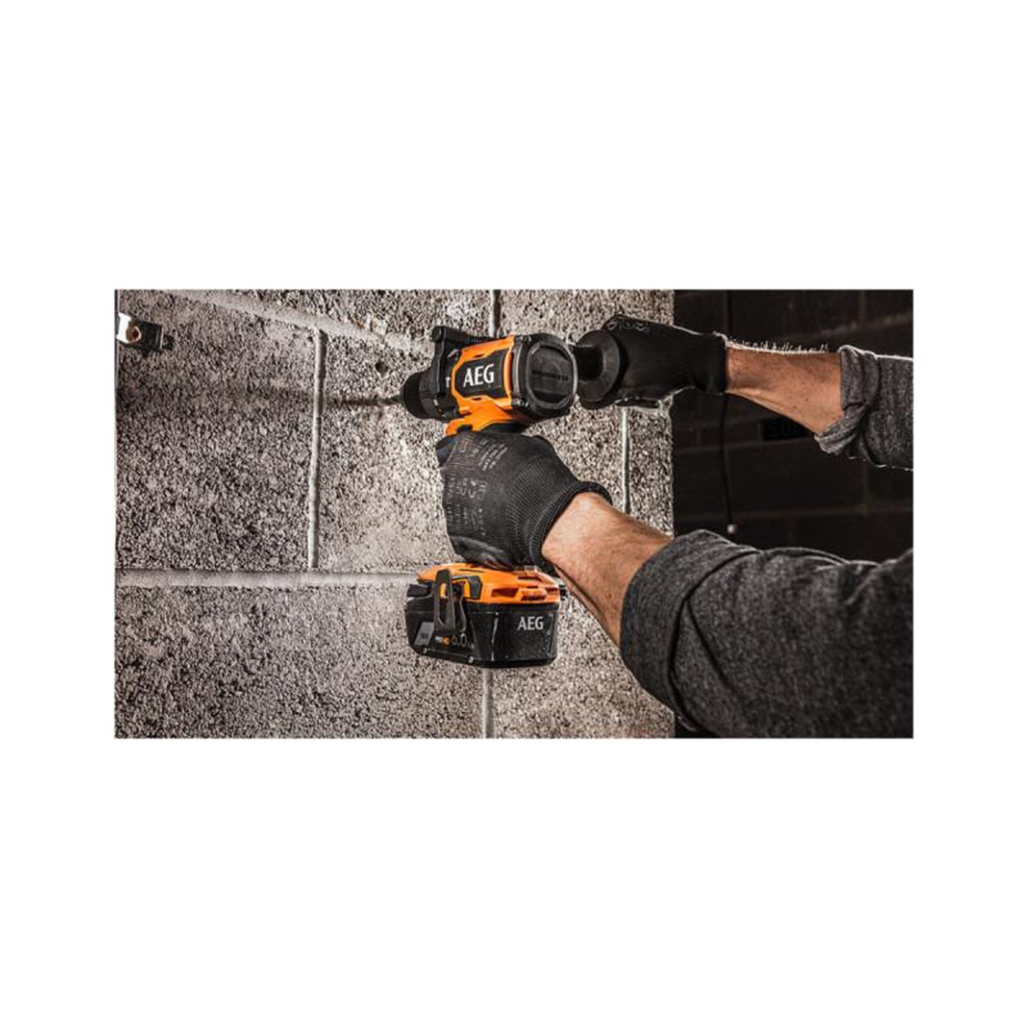Voir la diapositive 2 : AEG Pack AEG Perceuse à percussion - BSB18SBL-0 - 18V Brushless - 1 batterie 2.0Ah - 1 chargeur - SETL1