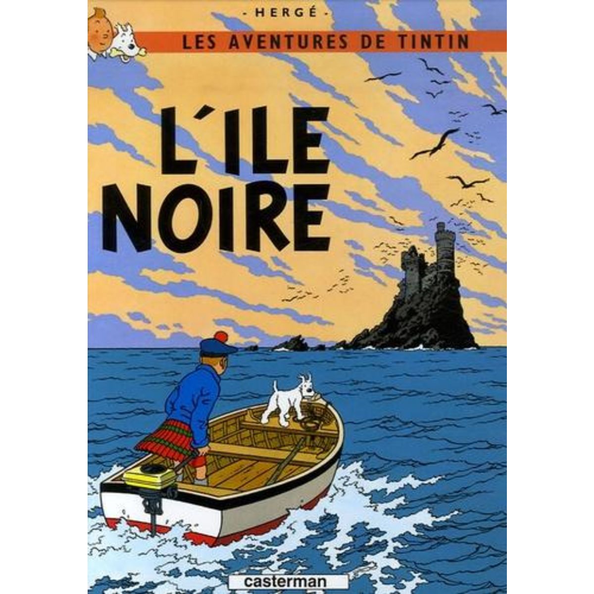 LES AVENTURES DE TINTIN TOME 7 : L'ILE NOIRE. MINI-ALBUM, Hergé