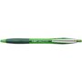 BIC Lot de 5 stylos bille rétractable pointe moyenne bleu/noir/rouge/vert Atlantis Soft