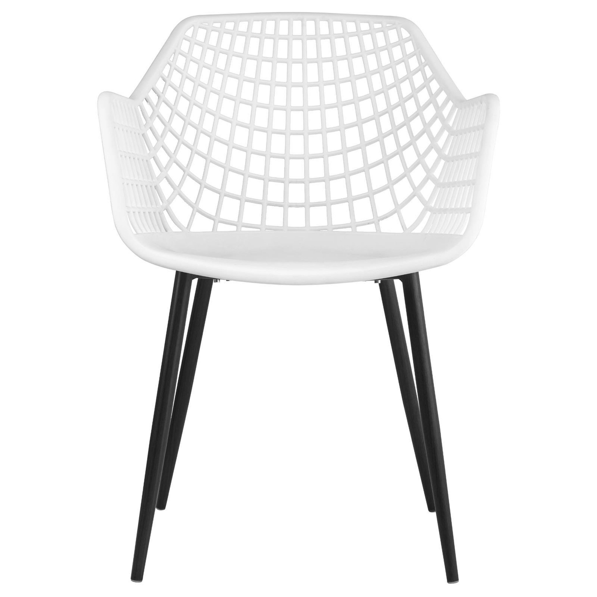 Voir la diapositive 6 : IDIMEX Lot de 4 chaises LUCIA, en plastique