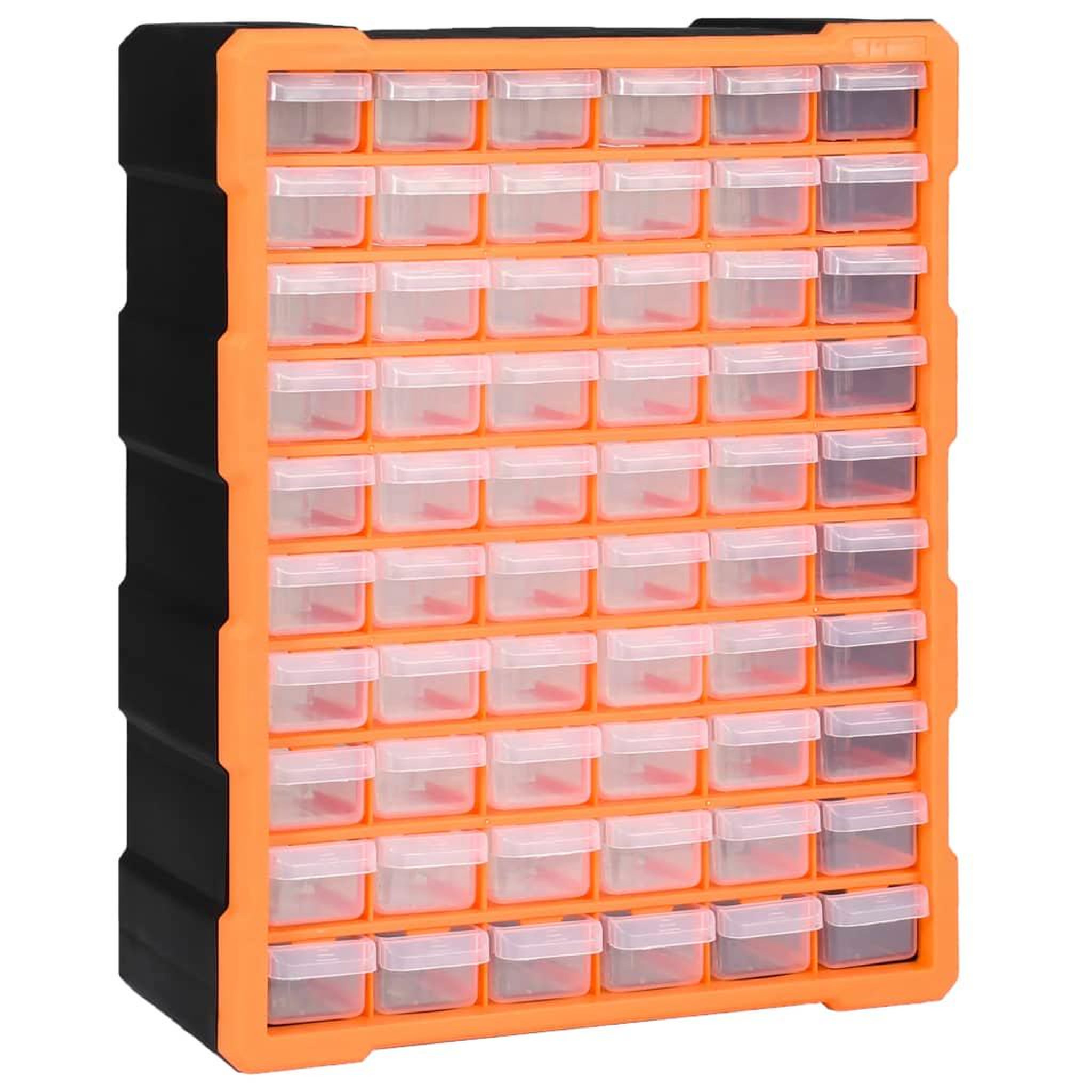 Voir la diapositive 1 : VIDAXL Organisateur multi-tiroirs avec 60 tiroirs 38x16x47,5 cm