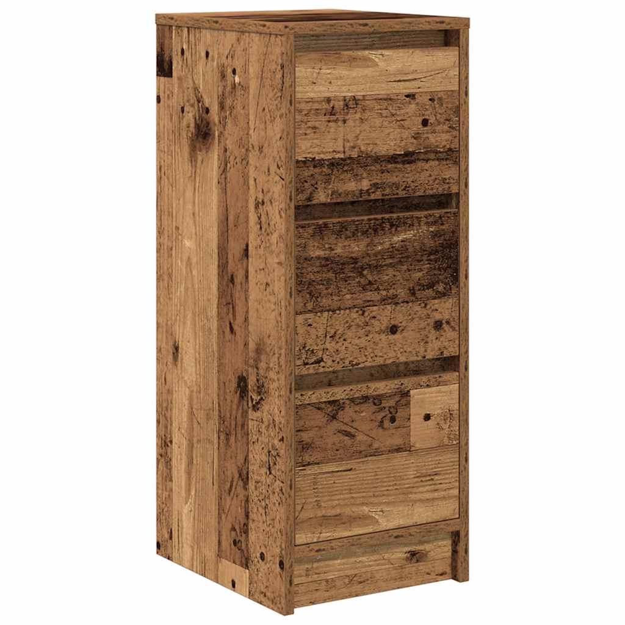 Voir la diapositive 2 : VIDAXL Buffet vieux bois 29,5x34x76 cm bois d'ingenierie