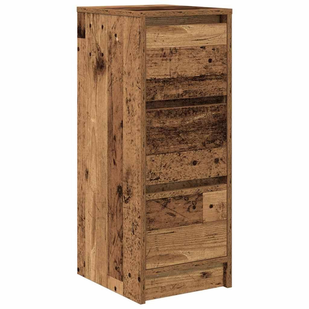 VIDAXL Buffet vieux bois 29,5x34x76 cm bois d'ingenierie