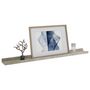 Voir la diapositive 3 : VIDAXL Etageres murales 2 pcs Gris beton 80x9x3 cm