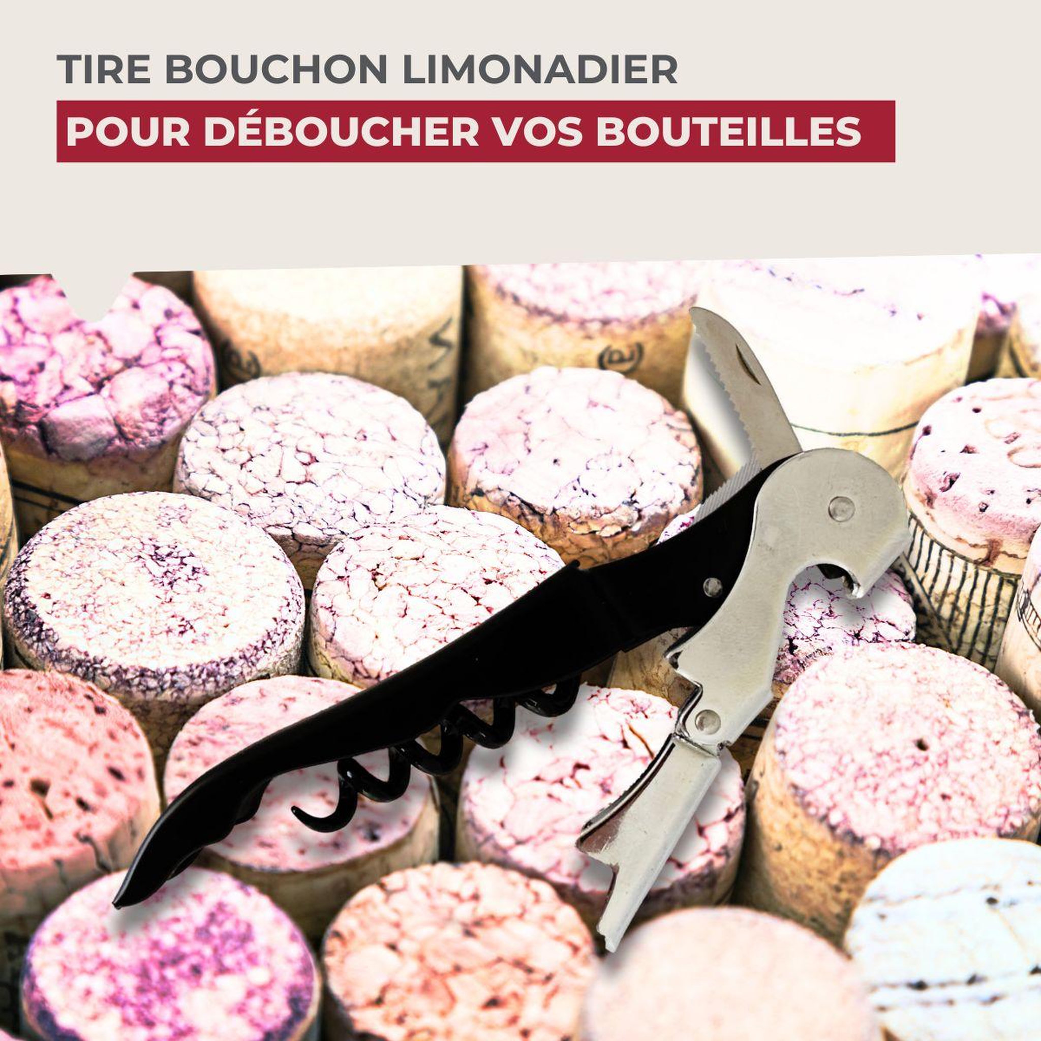 Voir la diapositive 2 : Fackelmann Tire-bouchon limonadier fackelmann bar concept