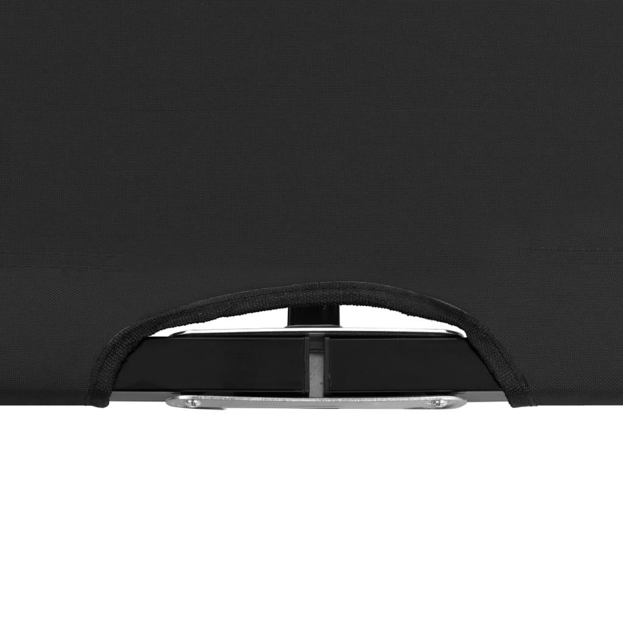Voir la diapositive 5 : VIDAXL Chaise longue pliable 2 places noir Acier