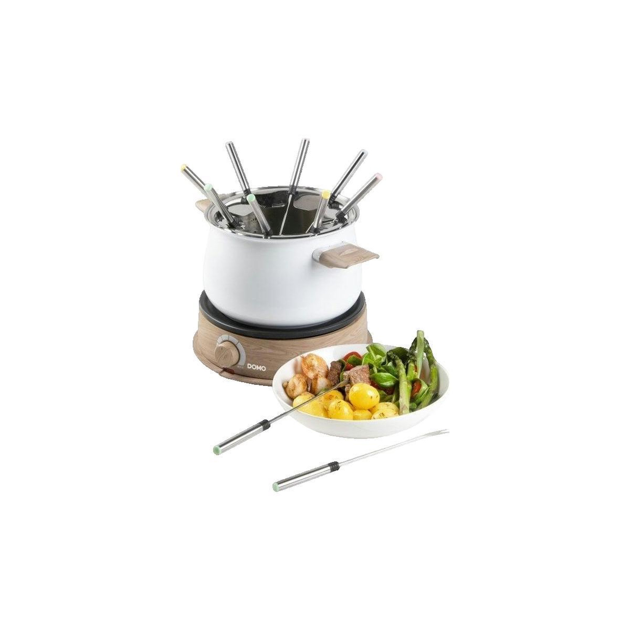 Voir la diapositive 2 : Domo Appareil à fondue Domo DO736F imitation bois