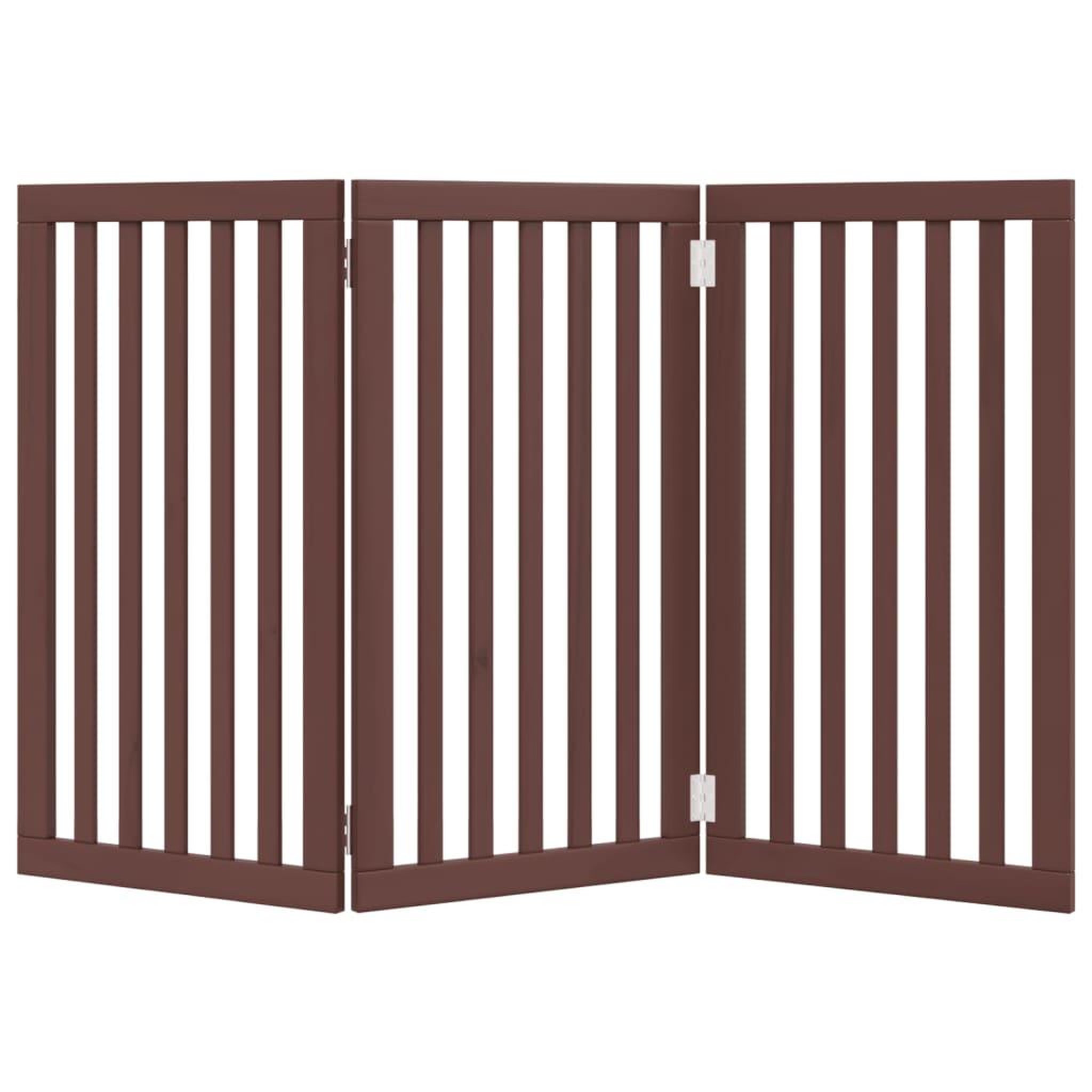Voir la diapositive 4 : VIDAXL Barriere pour chien pliable 3 panneaux 150 cm bois de peuplier