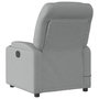 Voir la diapositive 4 : VIDAXL Fauteuil de massage inclinable electrique gris clair tissu