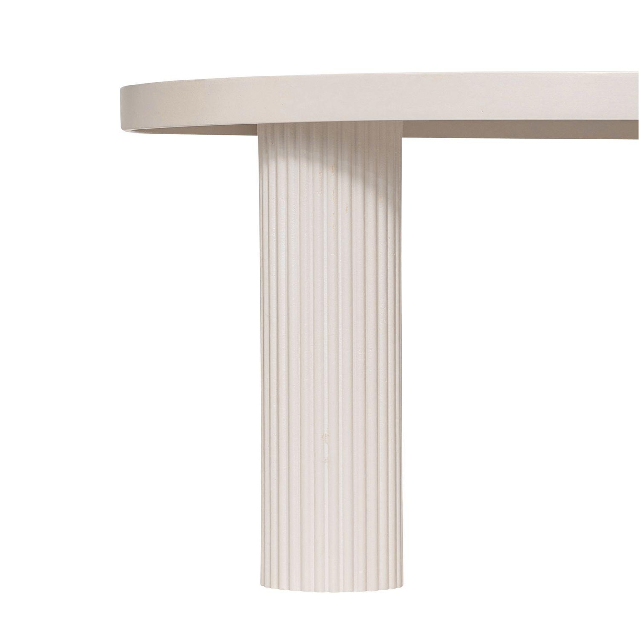 Voir la diapositive 4 : ATMOSPHERA Table basse en bois tella - crème