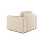 Voir la diapositive 3 : BEST MOBILIER Topaze - fauteuil - en tissu velours relief