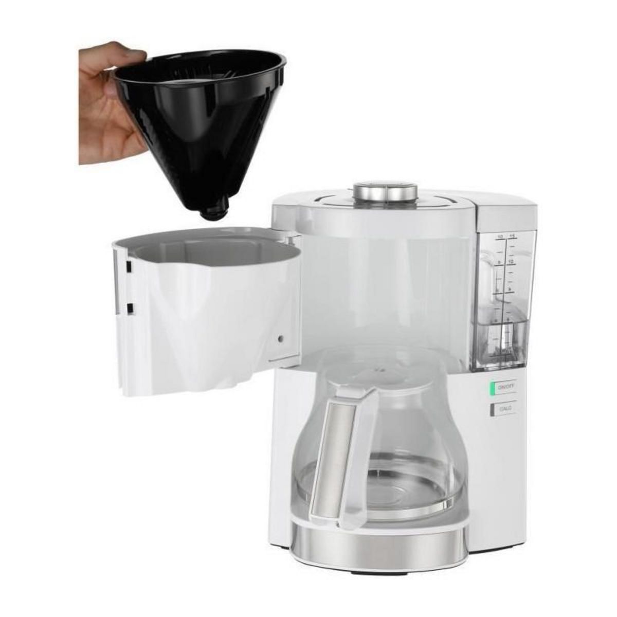 Melitta MELITTA - 1025-05 - CAFETIERE FILTRE Look V Perfection - blanc