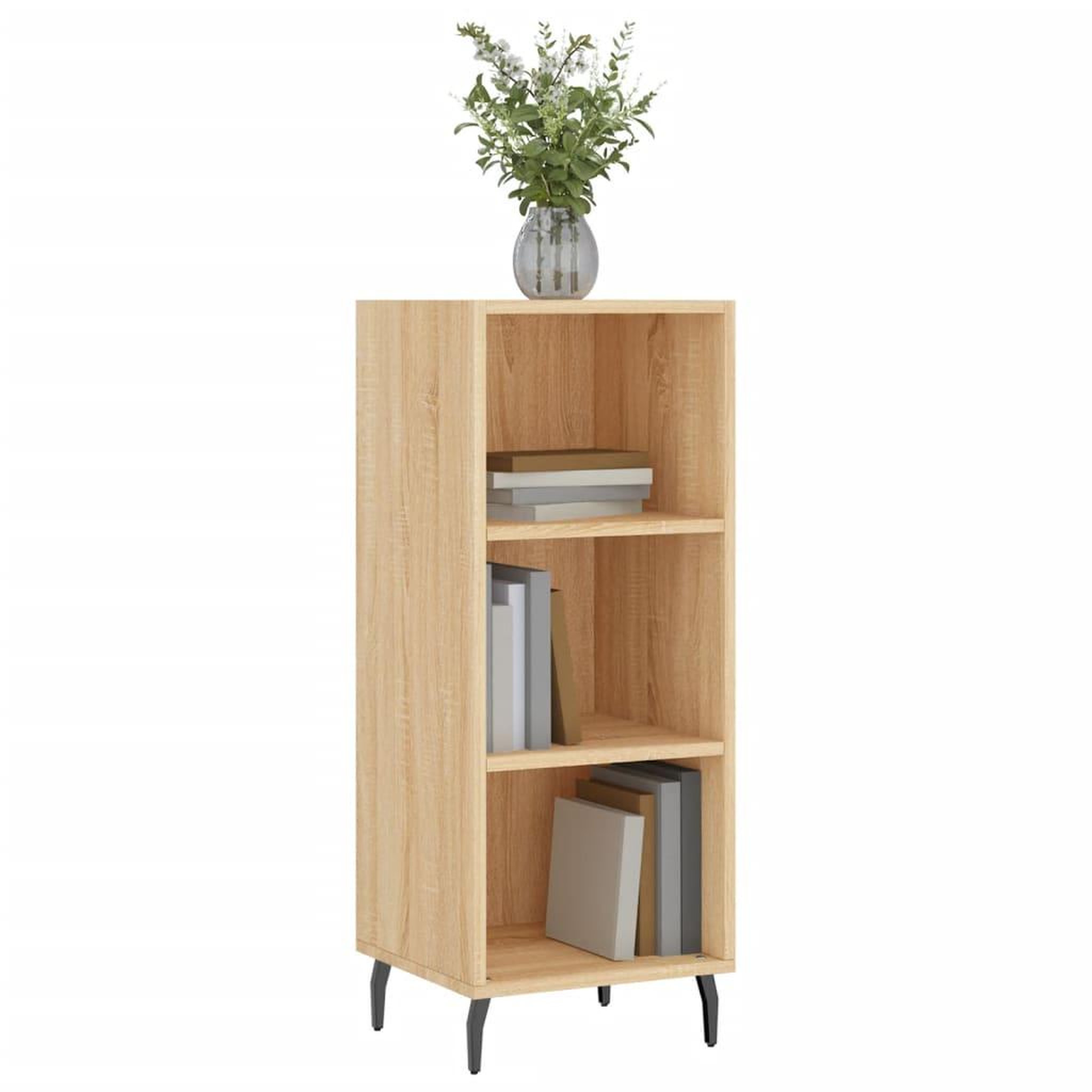 Voir la diapositive 3 : VIDAXL Buffet chene sonoma 34,5x32,5x90 cm bois d'ingenierie