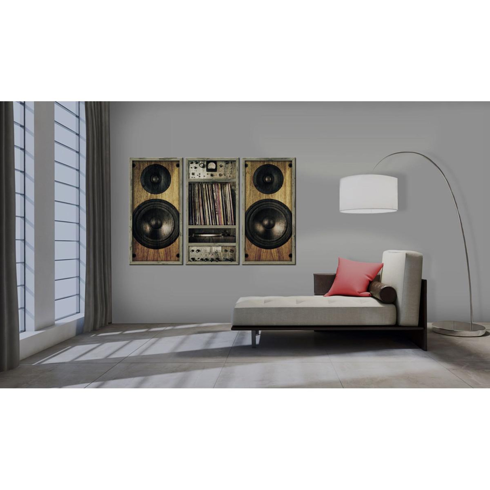 Voir la diapositive 2 : Paris Prix Tableau imprimé  music of the past