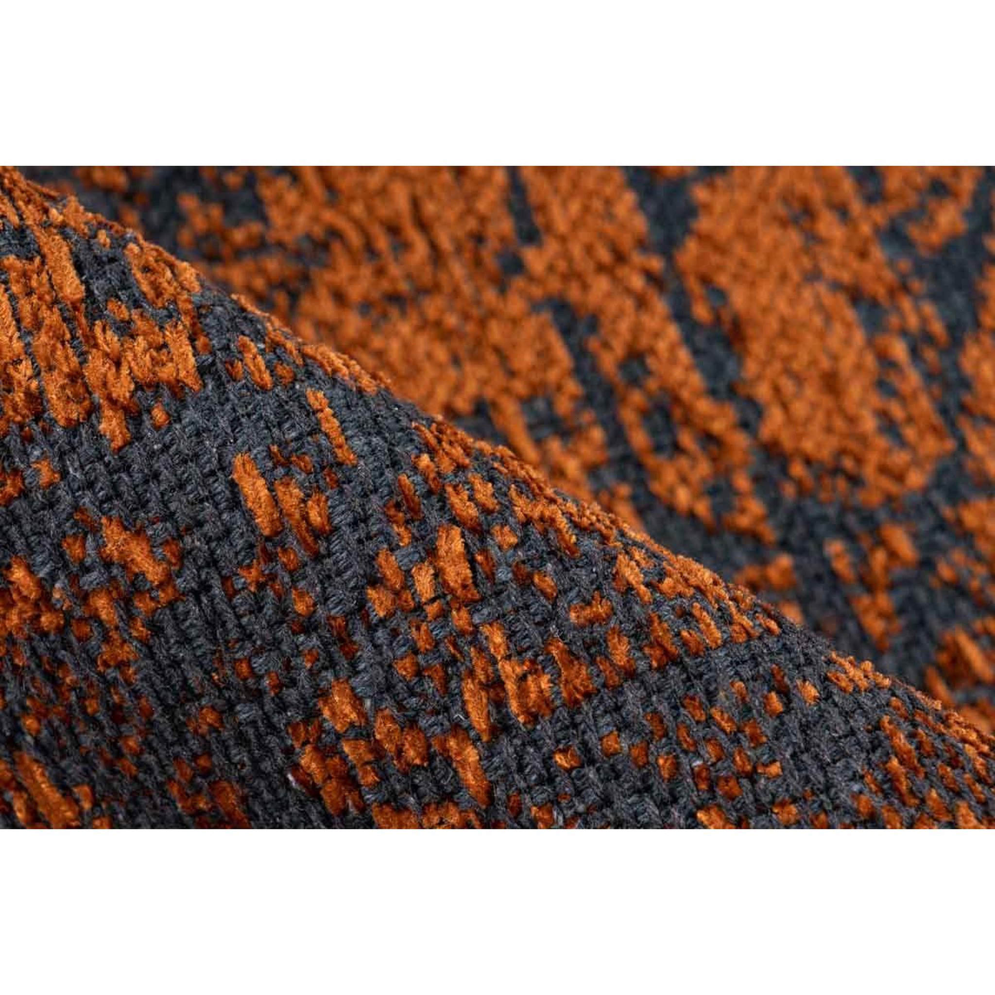 Voir la diapositive 3 : Paris Prix Tapis Tissé à Poils Courts Vintage  Kalevi  Orange