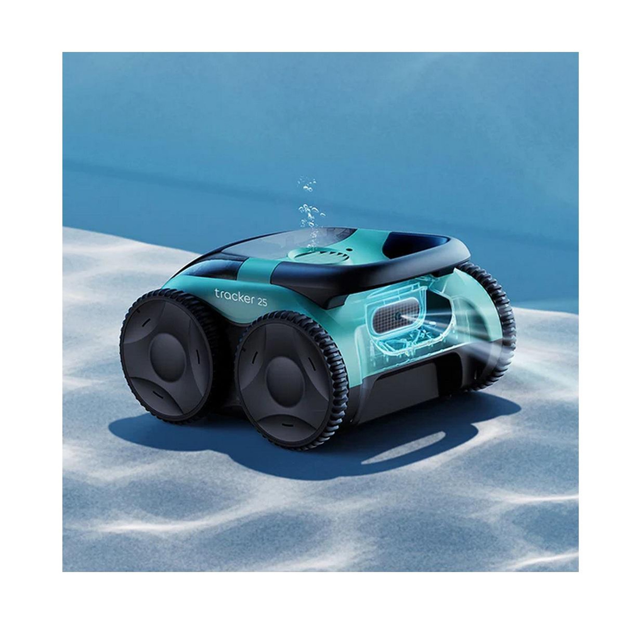 Voir la diapositive 2 : MAYTRONICS Robot électrique de piscine sans fil - TRACKER 25