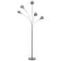 Voir la diapositive 3 : VIDAXL Lampadaire 200 cm 5 x E14 Argente