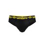 Voir la diapositive 3 : UMBRO Lot de 3 slips homme en coton ceinture colorée  Bak