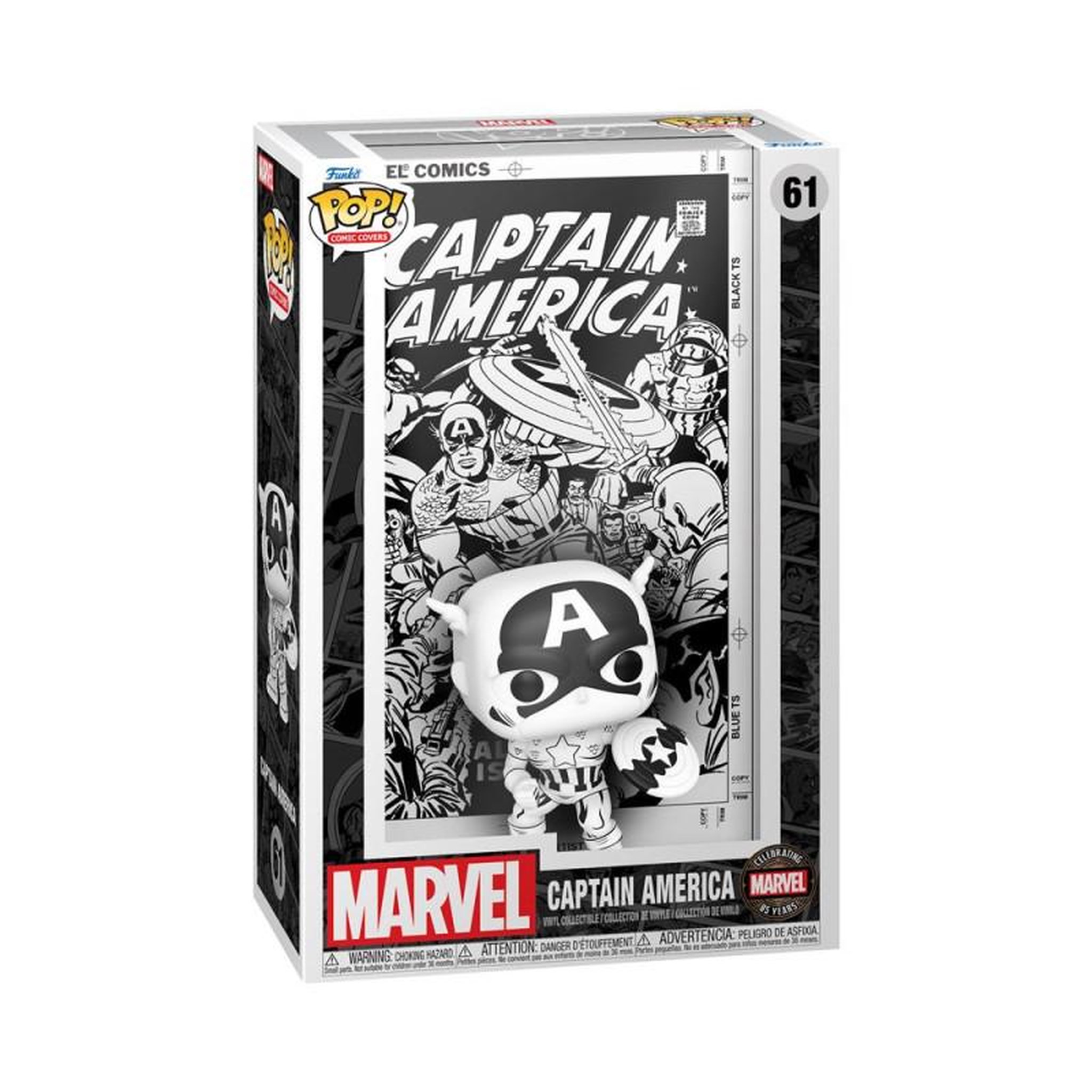Funko Figurine Funko Pop Comic Over Marvel 85th Captain America