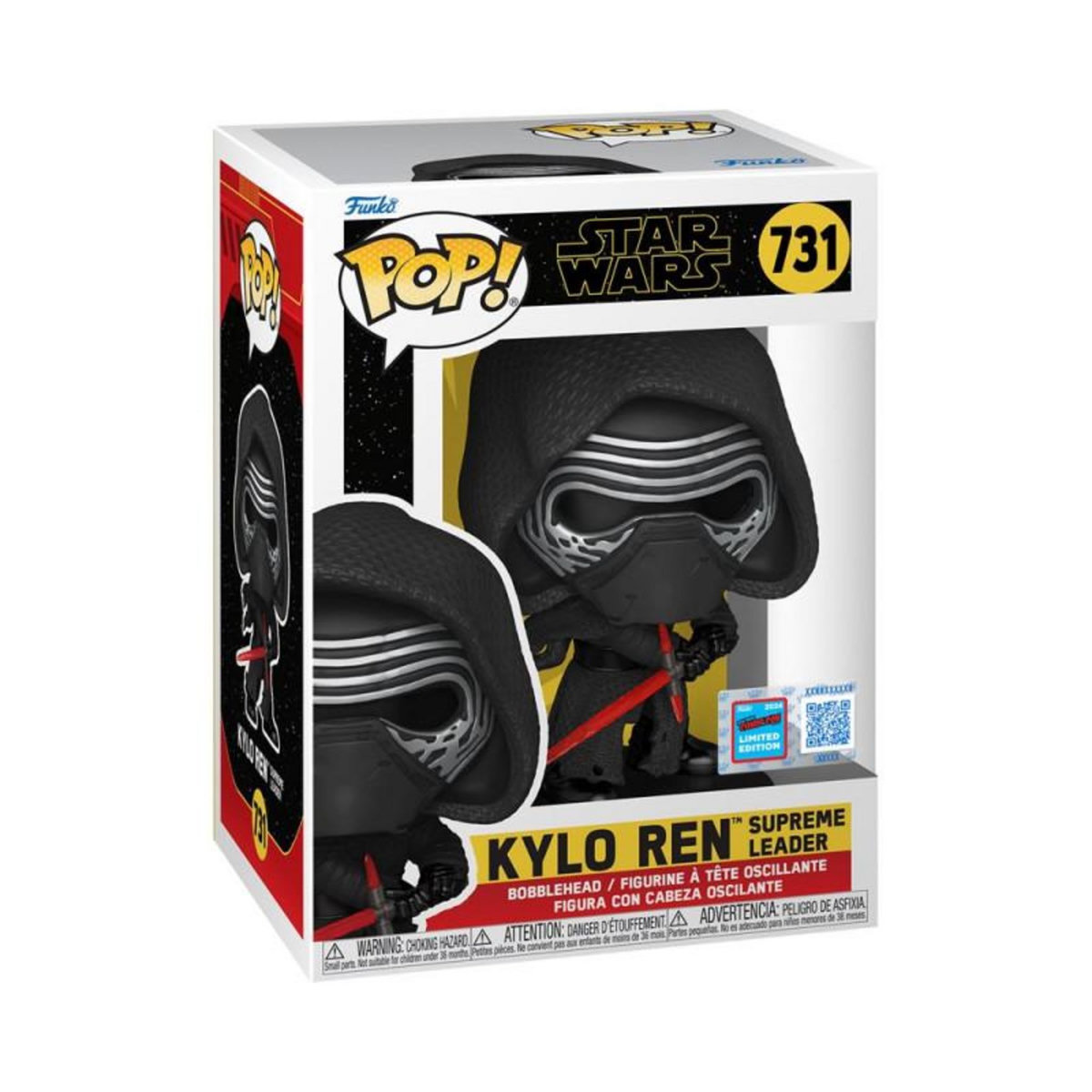 Funko Figurine Funko pop Star wars Kylo Ren Supreme Leader Fall Convention