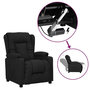 Voir la diapositive 1 : VIDAXL Fauteuil Noir Tissu