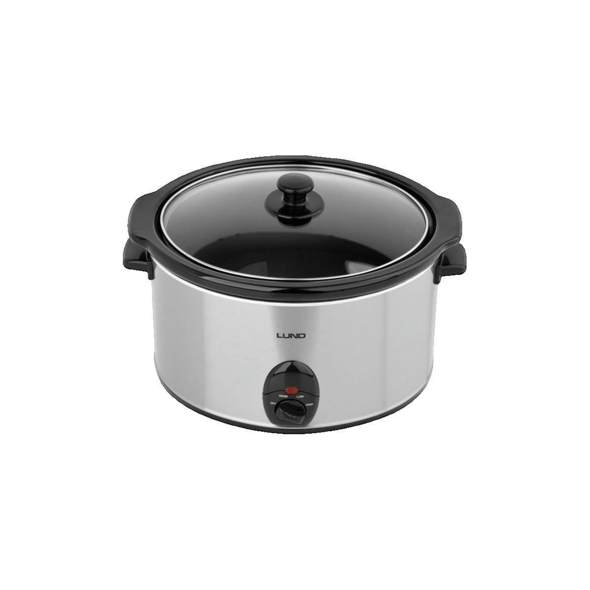 Lund Multicuiseur Lund capacité 5,6 litres noir et acier inoxydable