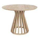 Paris Prix Table de Repas en Bois  Connie  110cm Naturel