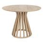 Voir la diapositive 1 : Paris Prix Table de Repas en Bois  Connie  110cm Naturel