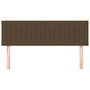 Voir la diapositive 3 : VIDAXL Tetes de lit 2 pcs Marron fonce 72x5x78/88 cm Tissu