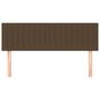 Voir la diapositive 3 : VIDAXL Tetes de lit 2 pcs Marron fonce 72x5x78/88 cm Tissu