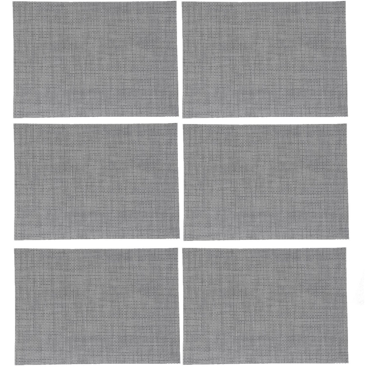 TOILINUX Lot de 6 Sets de table rectangulaire Maoli