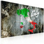 Voir la diapositive 1 : Paris Prix Tableau 3 Panneaux  Carte Artistique de l'Italie