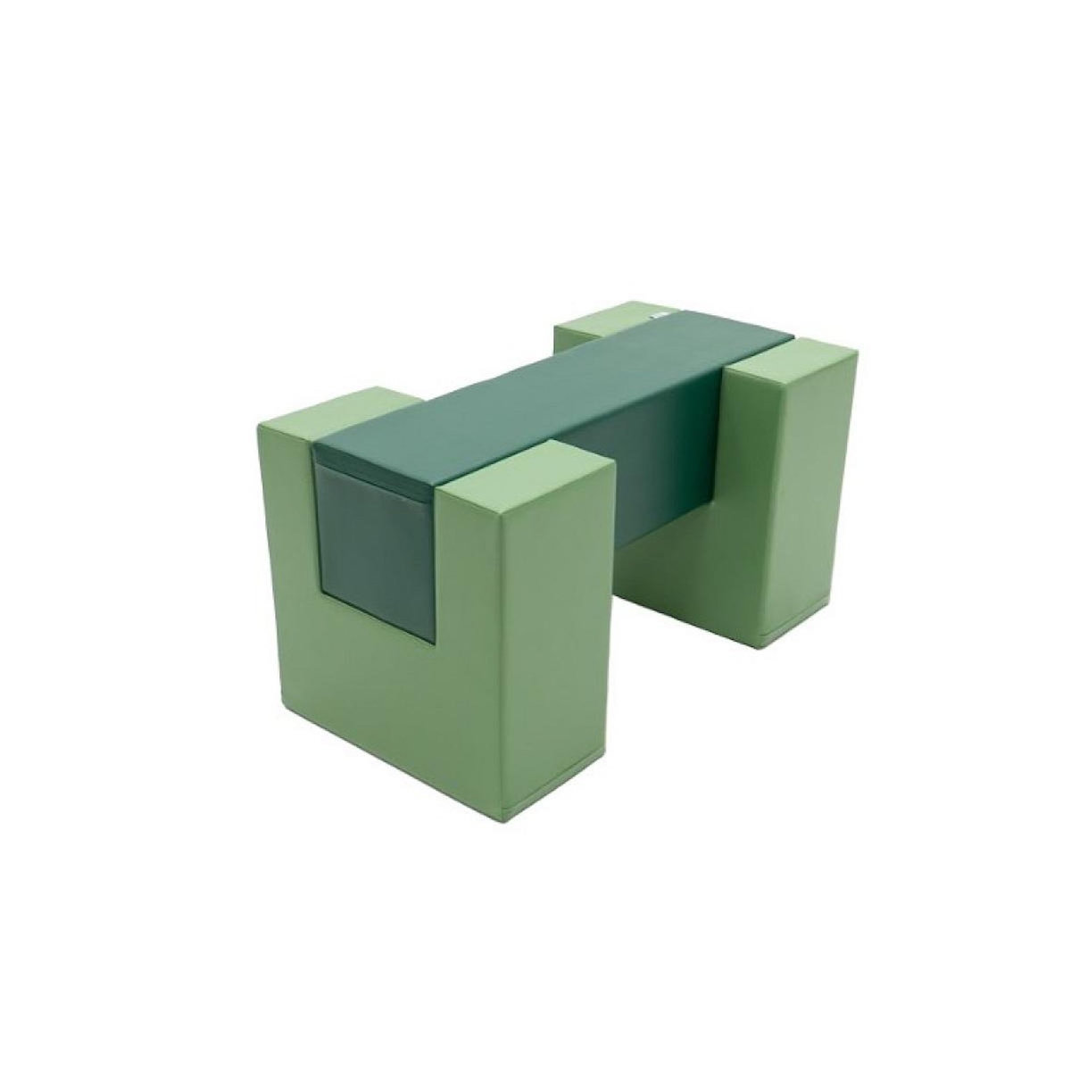 IGLU Pont d'équilibre en mousse vert réséda/pin