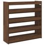 Voir la diapositive 2 : VIDAXL Étagère à chaussures chêne marron 80x25x81 cm bois ingénierie