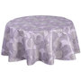 Voir la diapositive 1 : HABITABLE Nappe en toile cirée ronde Moze - Diam. 150 cm - Gris