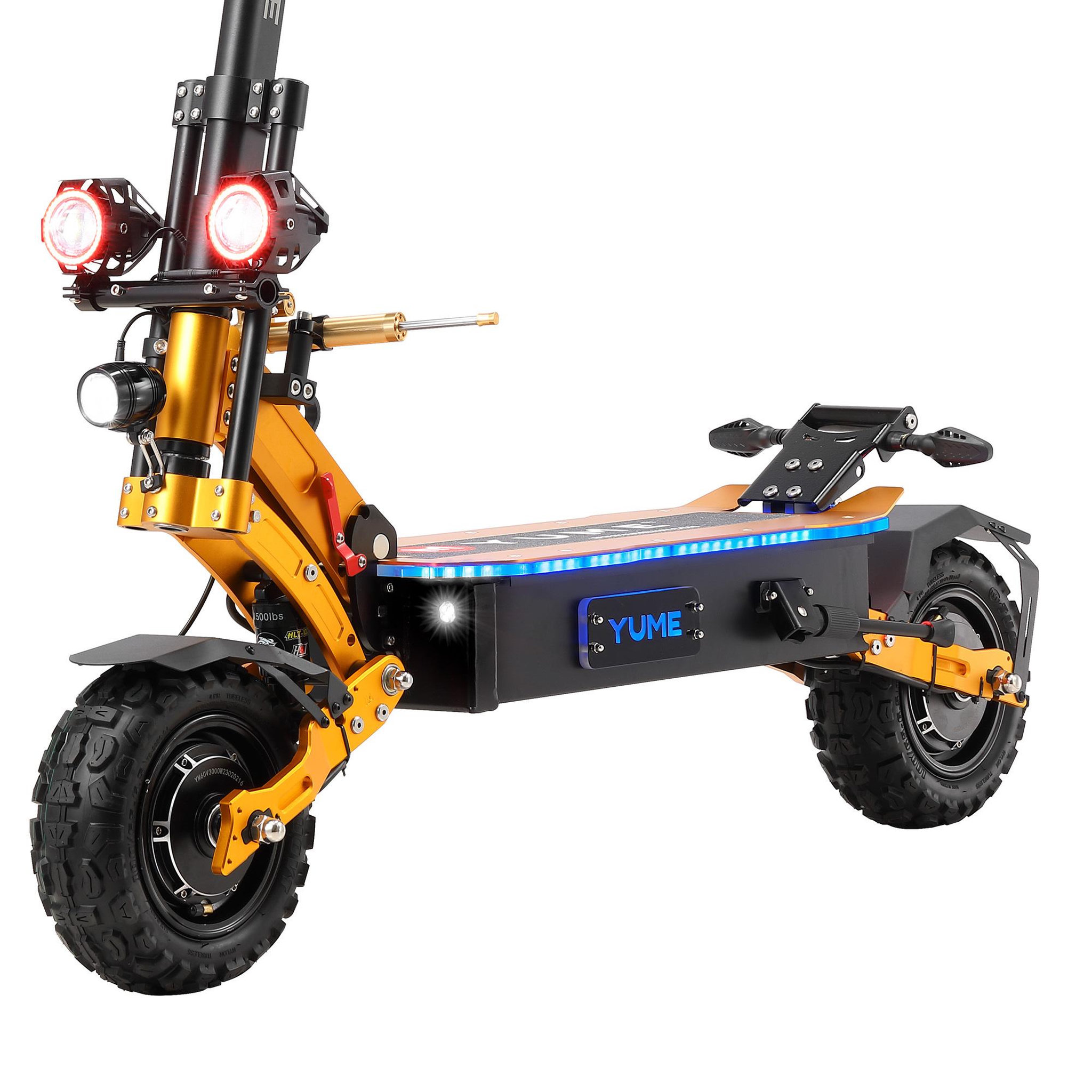 Voir la diapositive 6 : YUME Trottinette électrique yume x11+, batterie 60 v 27 ah, application et nfc, orange