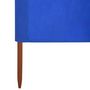 Voir la diapositive 5 : VIDAXL Paravent 9 panneaux Tissu 1200 x 120 cm Bleu azure