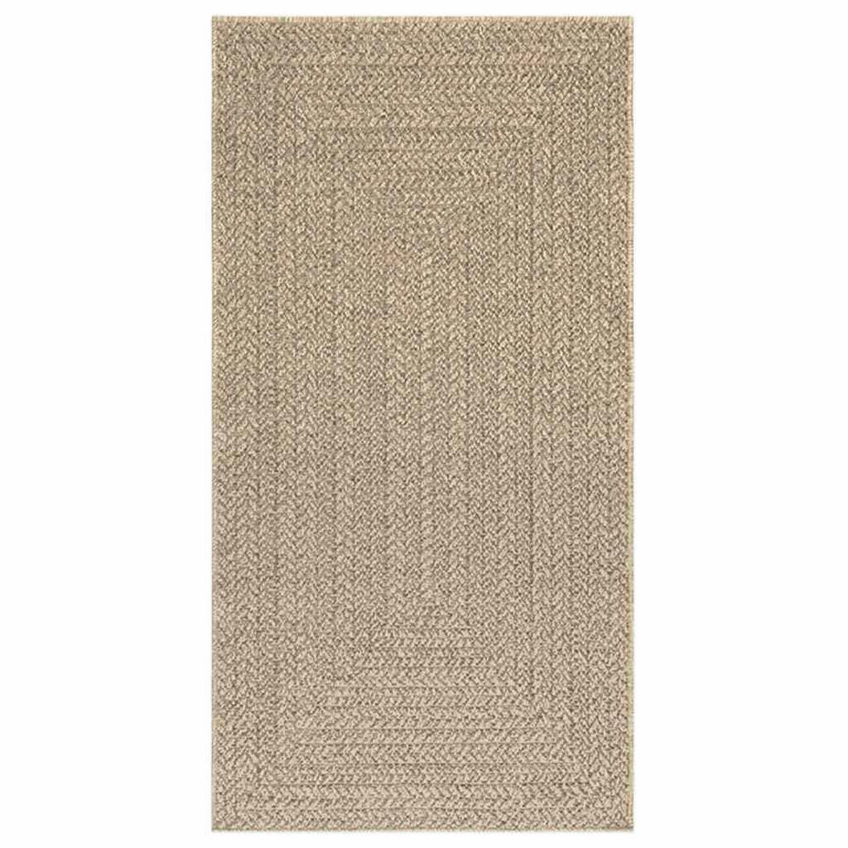 VIDAXL Tapis ZIZUR beige 80x150 cm aspect de jute interieur exterieur