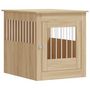 Voir la diapositive 2 : VIDAXL Meuble de cage pour chiens chene sonoma 64,5x80x71 cm