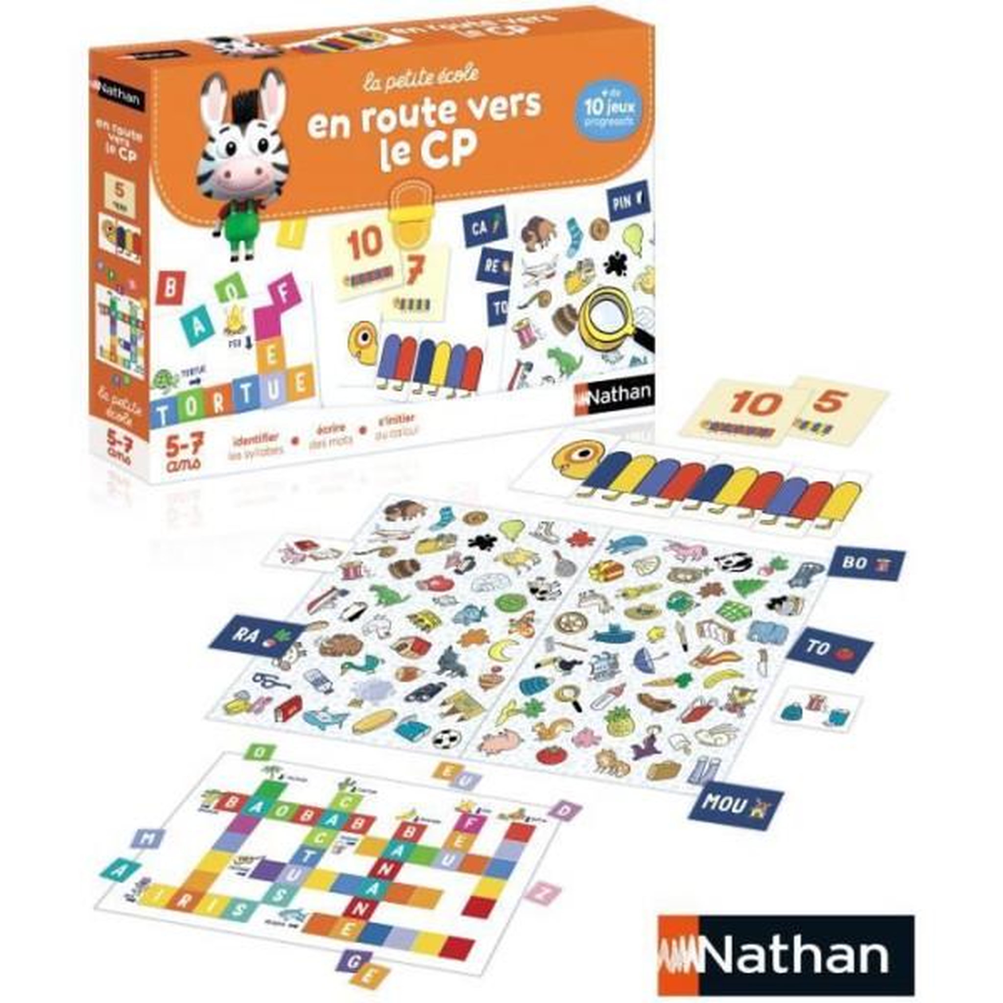 Nathan Coffret éducatif - nathan - la petite école - en route vers le cp ! - jeux progressifs - mixte