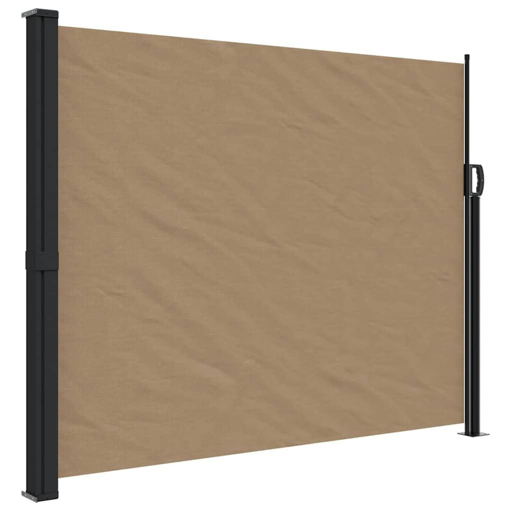 Voir la diapositive 2 : VIDAXL Auvent lateral retractable taupe 170x300 cm
