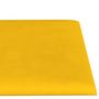 Voir la diapositive 5 : VIDAXL Panneaux muraux 12 pcs Jaune 60x15 cm Velours 1,08 m^2