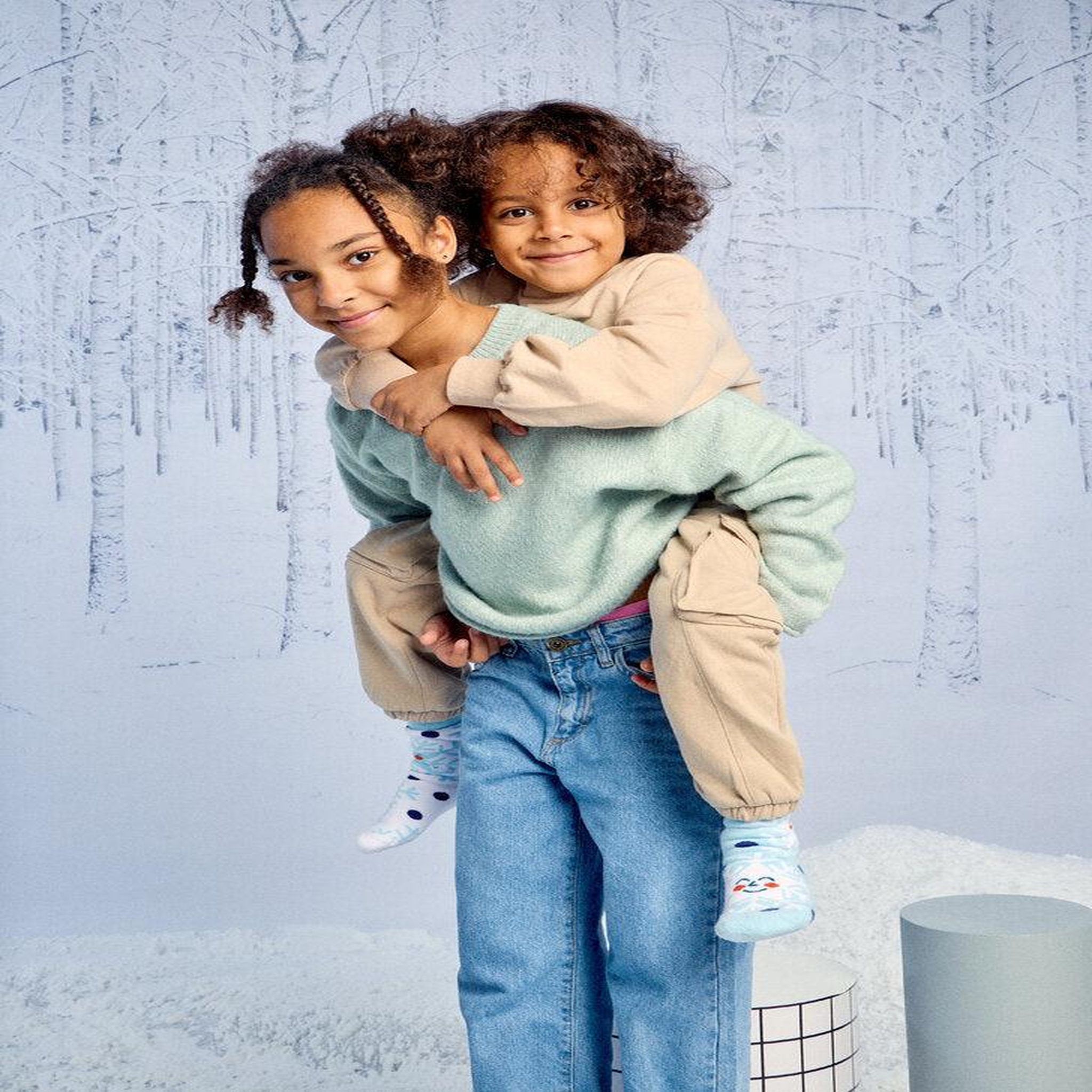 Voir la diapositive 6 : DEDOLES Chaussettes chaudes enfants flocons de neige joyeux
