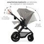 Voir la diapositive 5 : KINDERKRAFT Poussette trio moov 2 pratique et confortable