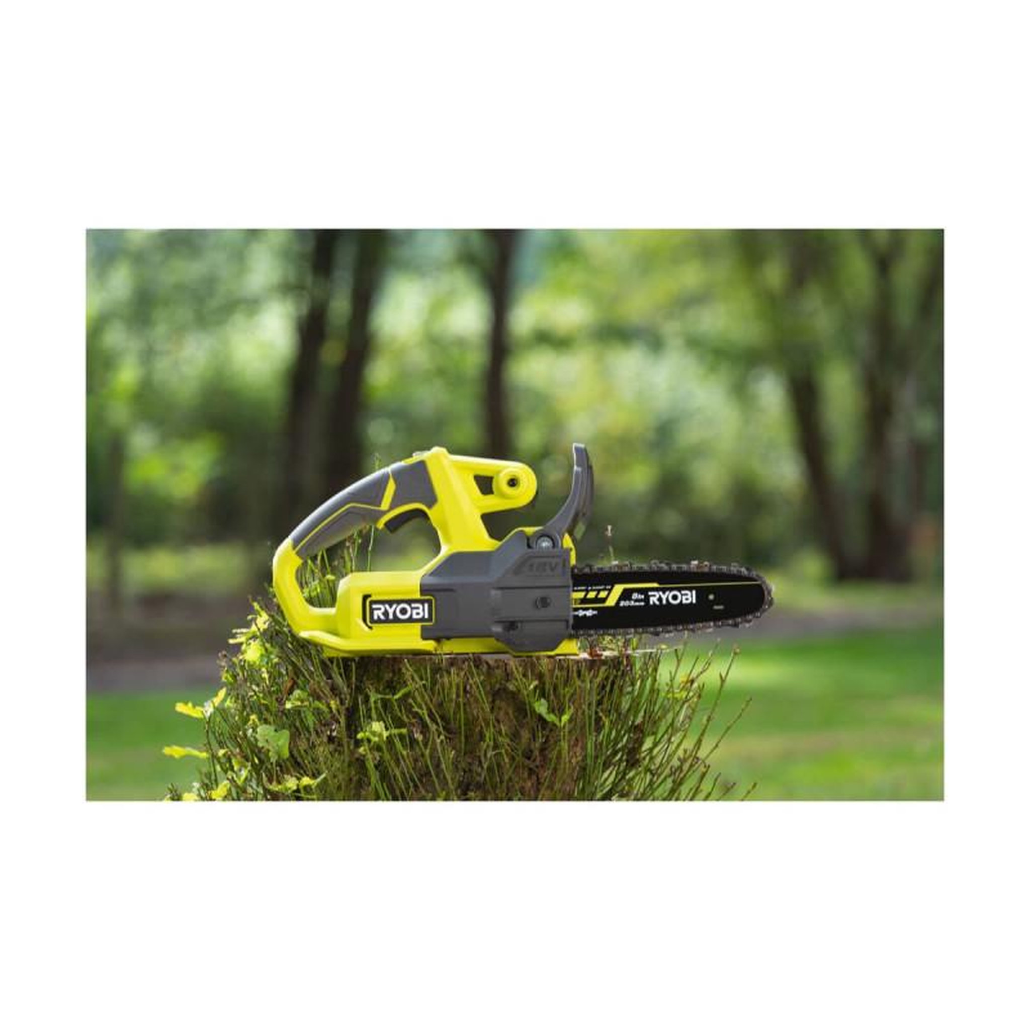 Voir la diapositive 3 : Ryobi Tronçonneuse ryobi 18v one+ - sans batterie ni chargeur - ry18cs20a-0