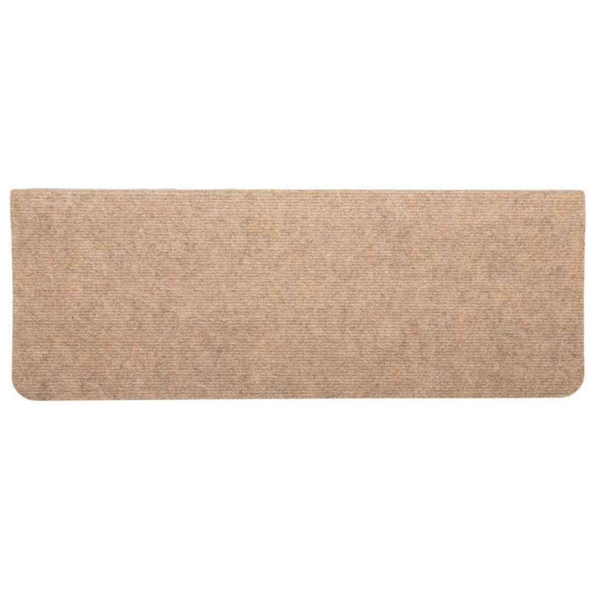 VIDAXL Tapis d'escalier auto-adhesifs 30 pcs beige 65x24,5x3,5 cm