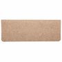 Voir la diapositive 4 : VIDAXL Tapis d'escalier auto-adhesifs 30 pcs beige 65x24,5x3,5 cm