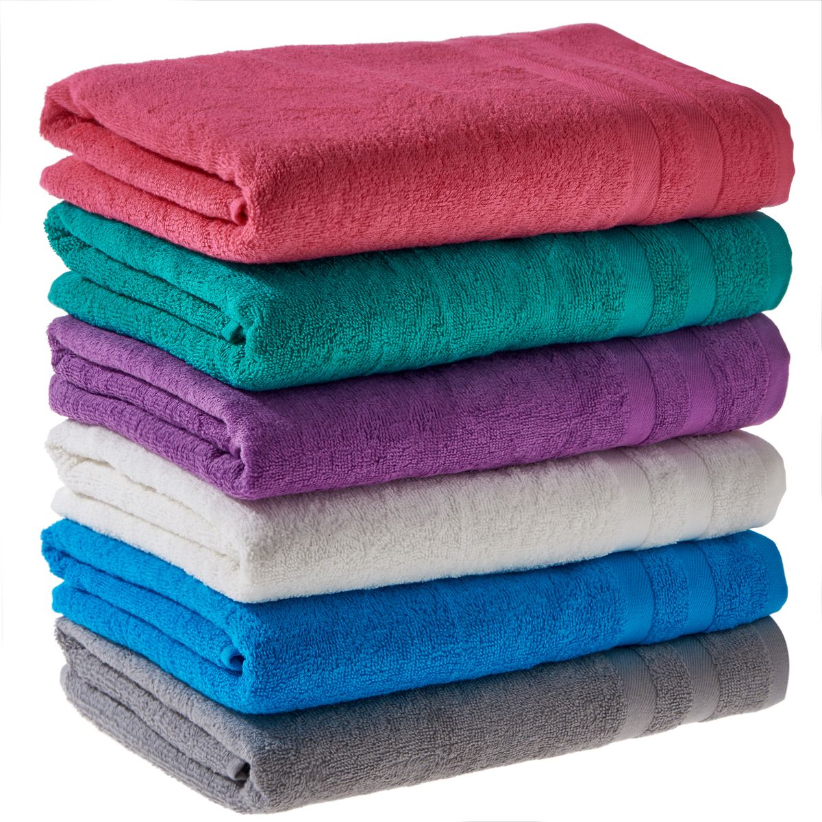 ACTUEL Serviette de toilette coton 360gr/m2 unie