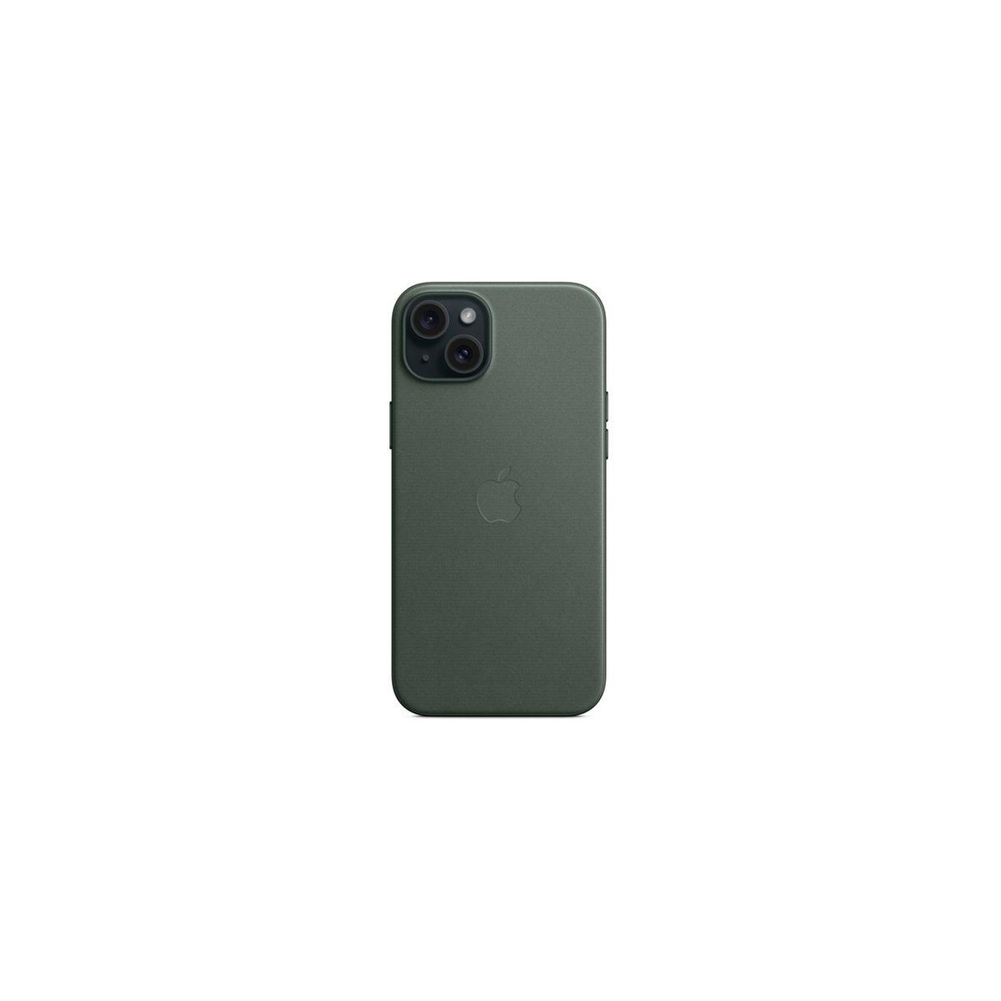 Voir la diapositive 5 : APPLE Coque iPhone 15 Plus MagSafe tissu Chene vert